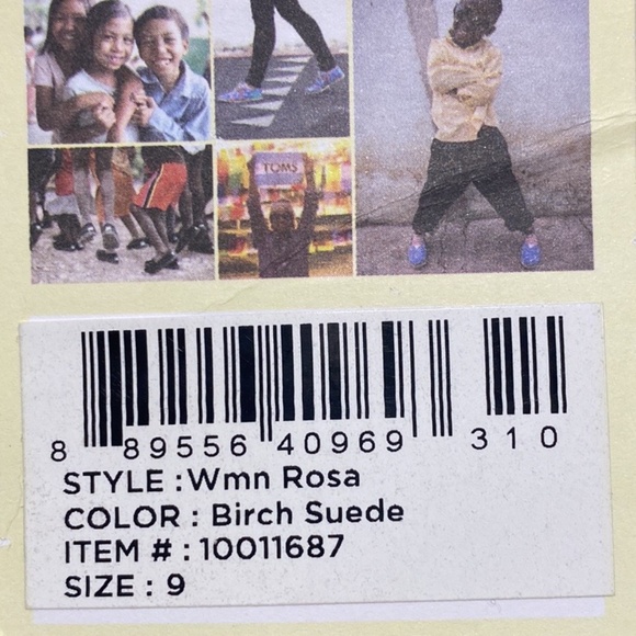 NWT - TOMS | Rosa Slingback Sandals | Birch Suede | Size 9 - Picture 10 of 10